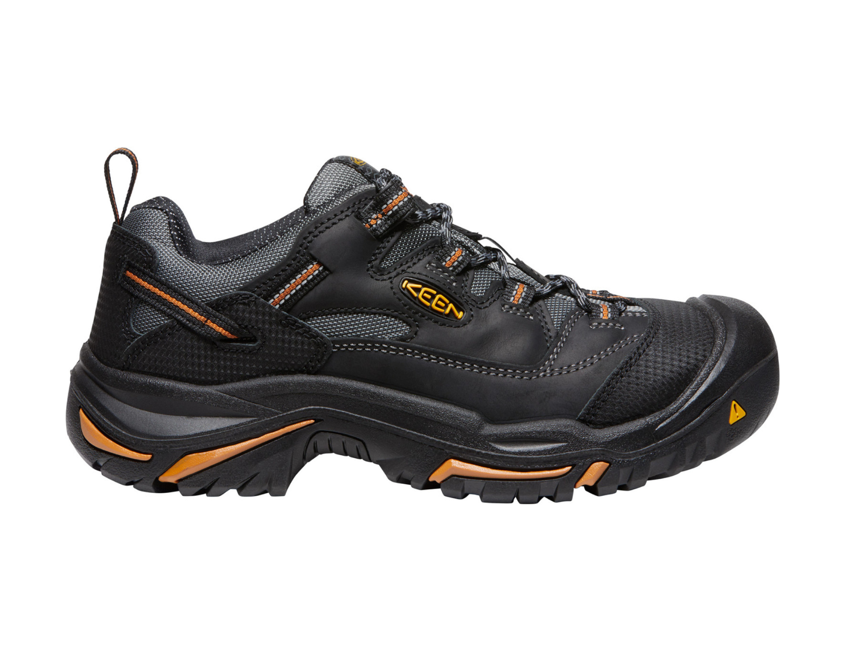 KEEN® Men's Braddock Low (Steel Toe) Black/Bossa Nova